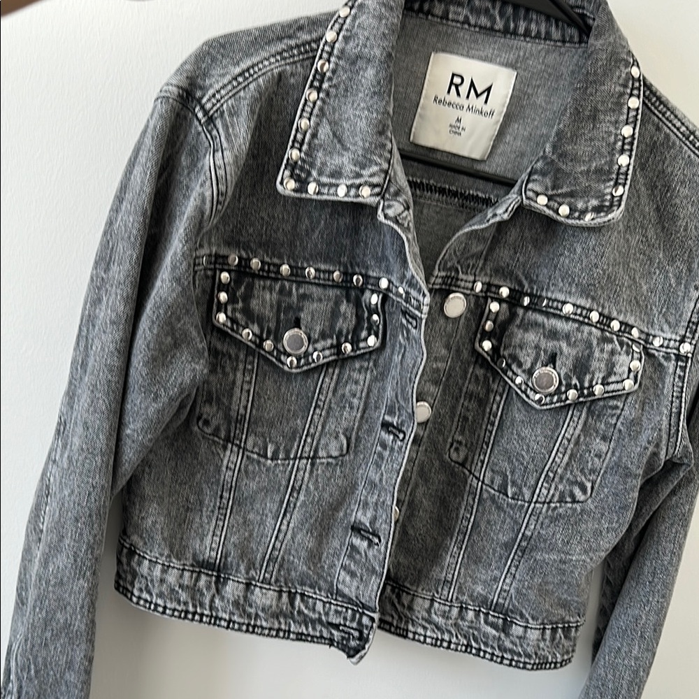 Rebecca Minkoff Gray Denim Jacket